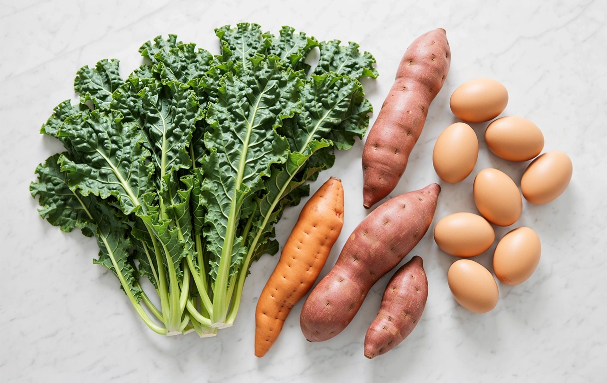 Frische Zutaten für Schweizer Rezepte
